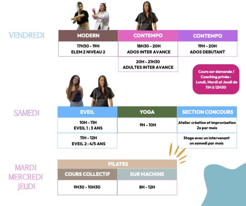 ecole de danse contemporain